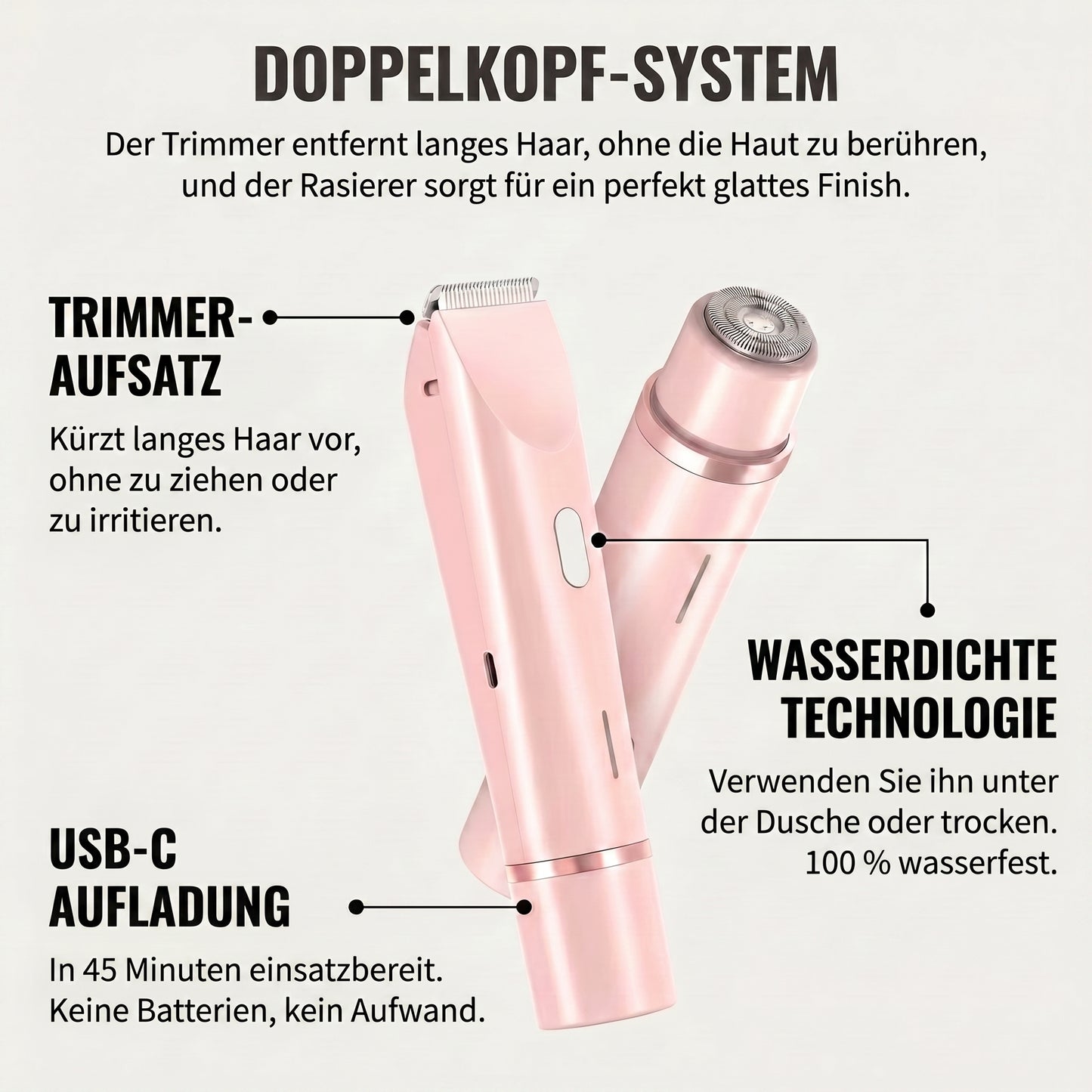 TRIMMER 2-IN-1 FÜR BIKINI UND KÖRPER ALYVIERA™