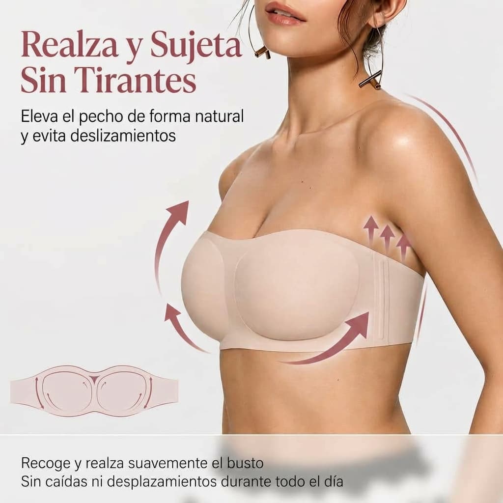 Sujetador invisible push-up